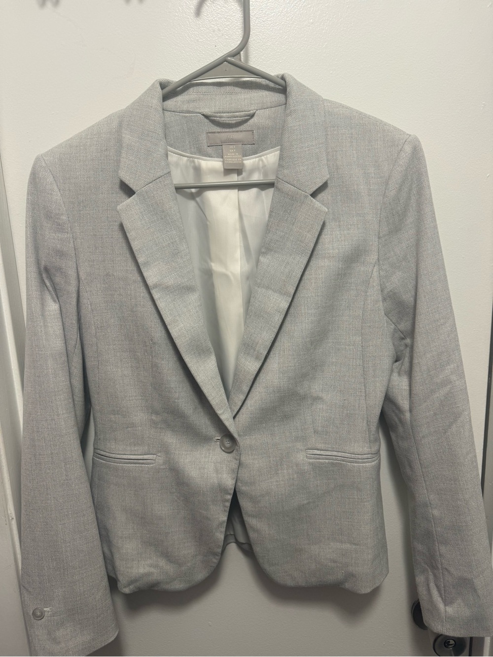 H&M Light Gray Women's Tailored Blazer